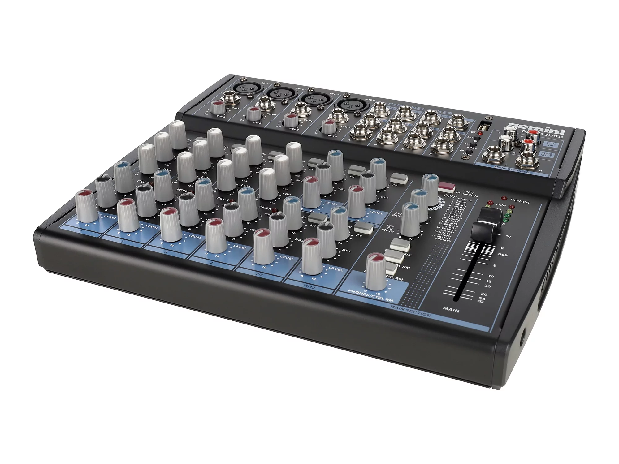 Микшер Gemini GEM-12USB 9