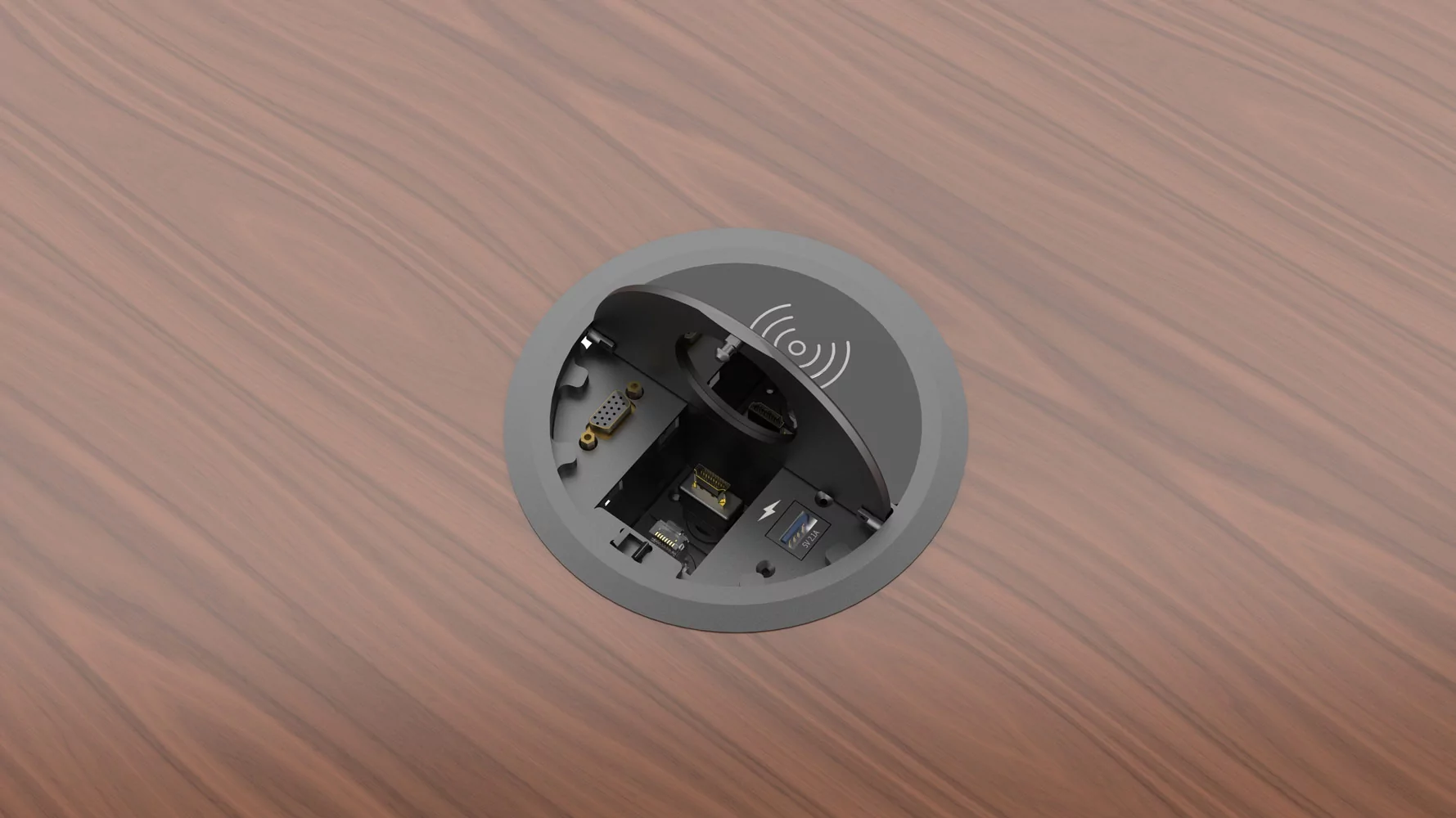 Круглый архитектурный лючок Wize Pro WRTS-SR-B 7