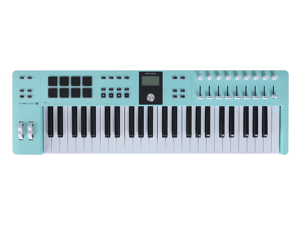 MIDI клавиатура Arturia KeyLab Essential 49 mk3 Aquamarine