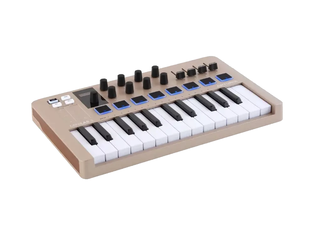 MIDI клавиатура Arturia MiniLAB 3 Champagne 3