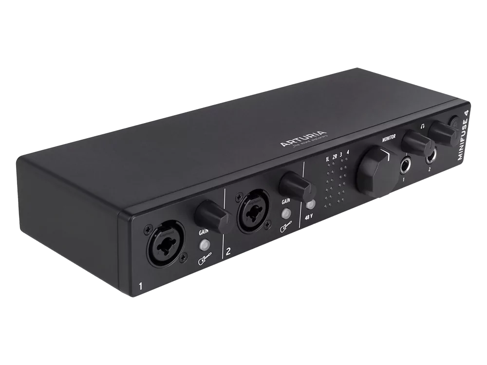 Аудиоинтерфейс USB Arturia MiniFuse 4 Black 2