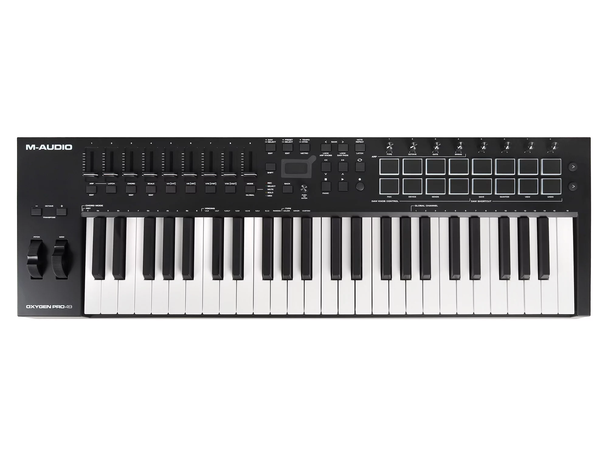 MIDI клавиатура M-audio Oxygen Pro 49 11