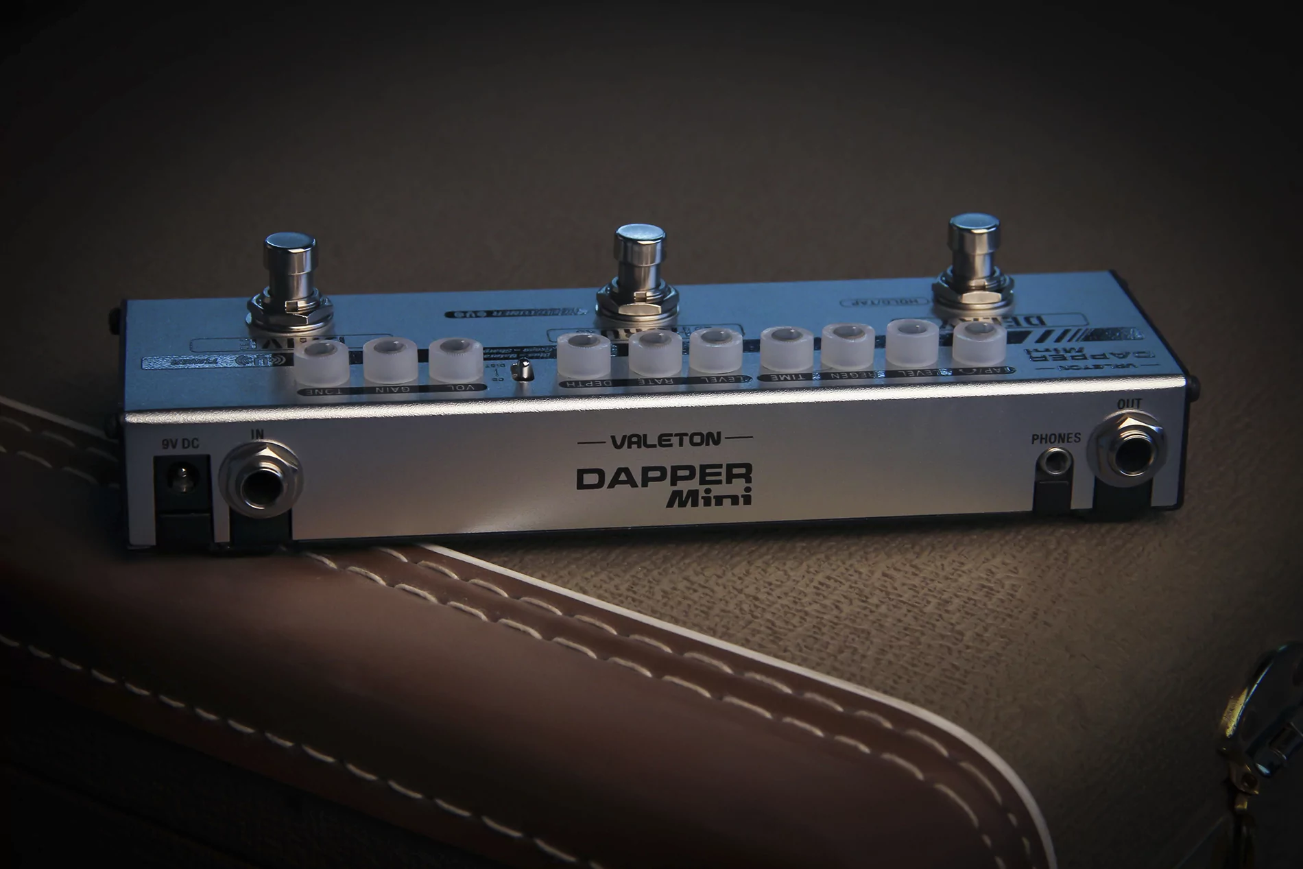 Напольная компактная гитарная педаль Dapper Mini Valeton MES-1 14