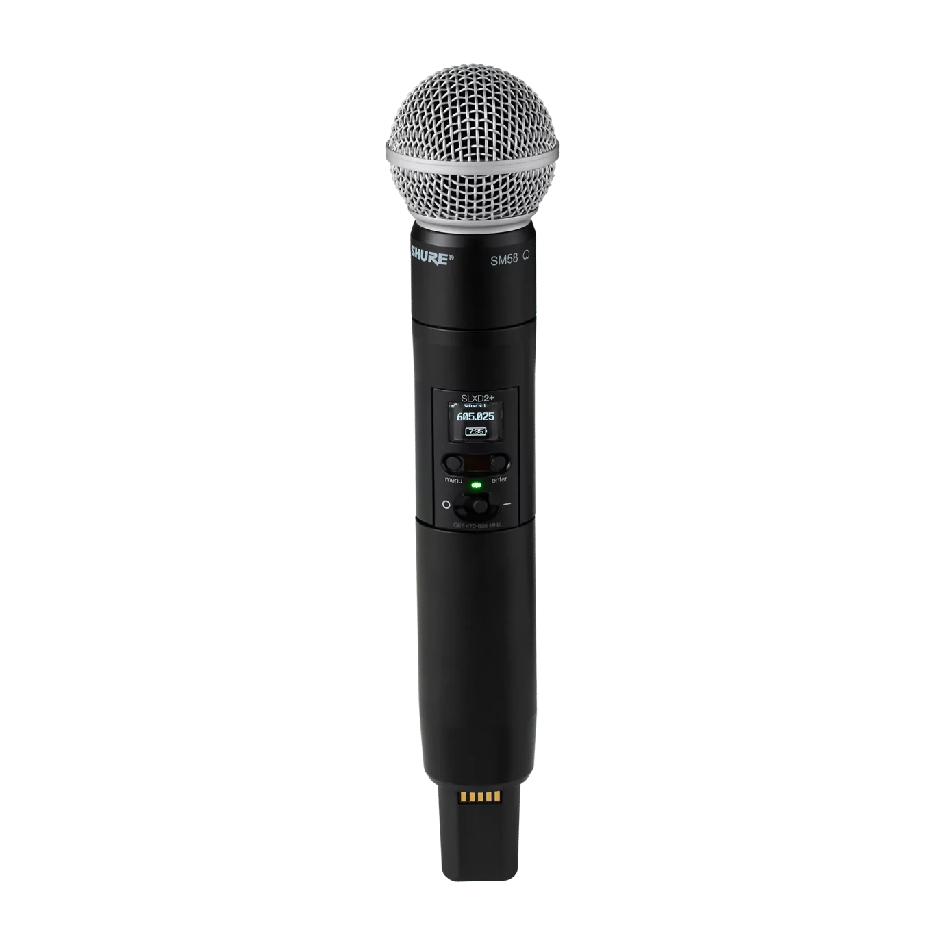 Цифровая двухканальная радиосистема SHURE SLXD24D+E/58-G65 3