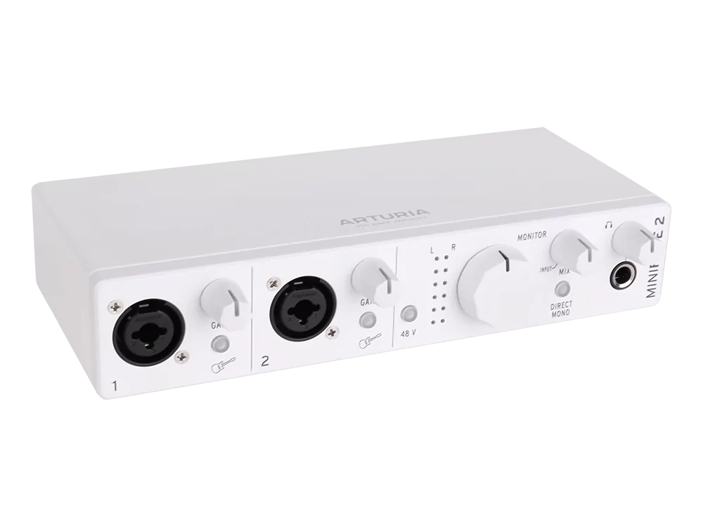 Аудиоинтерфейс USB Arturia MiniFuse 2 White 8