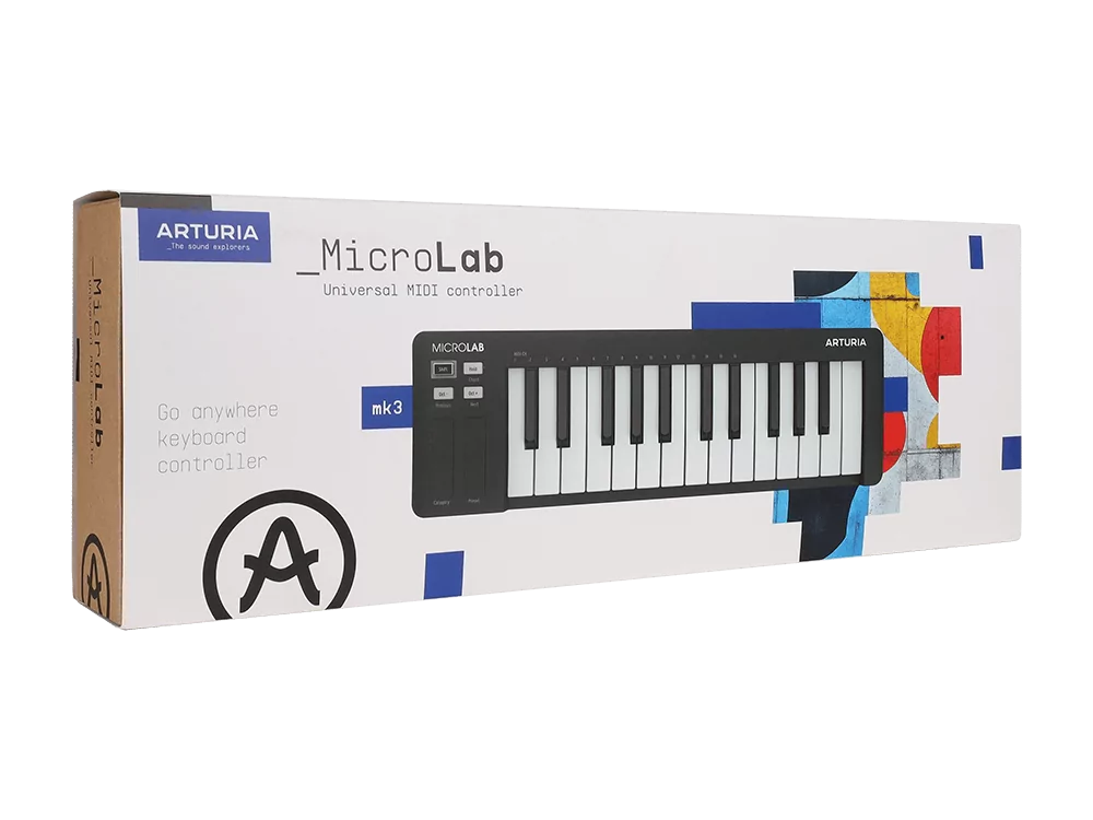 MIDI клавиатура Arturia MicroLab 3 Black 16