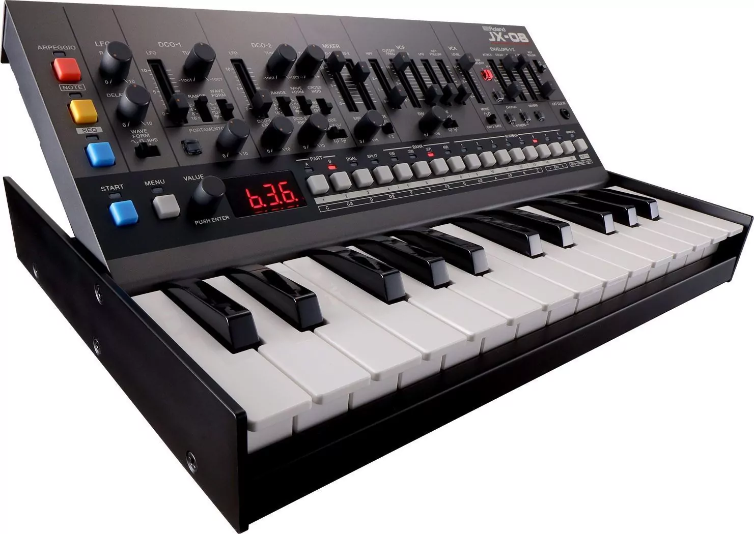 Компактный настольный синтезатор ROLAND JX-08 4