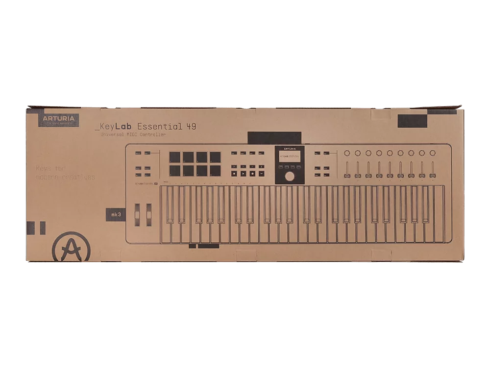 MIDI клавиатура Arturia KeyLab Essential 49 mk3 Rose Quartz 14