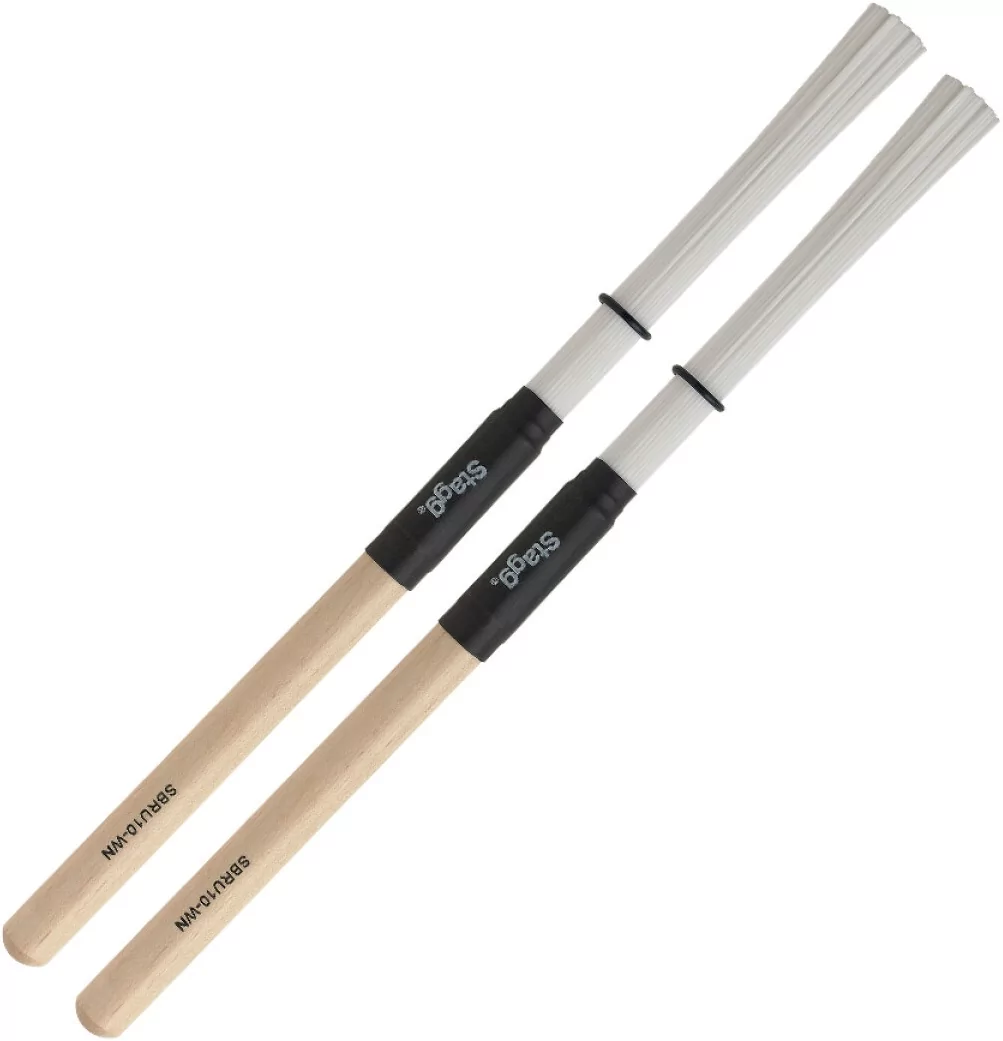 Барабанные щетки STAGG SBRU10-WN