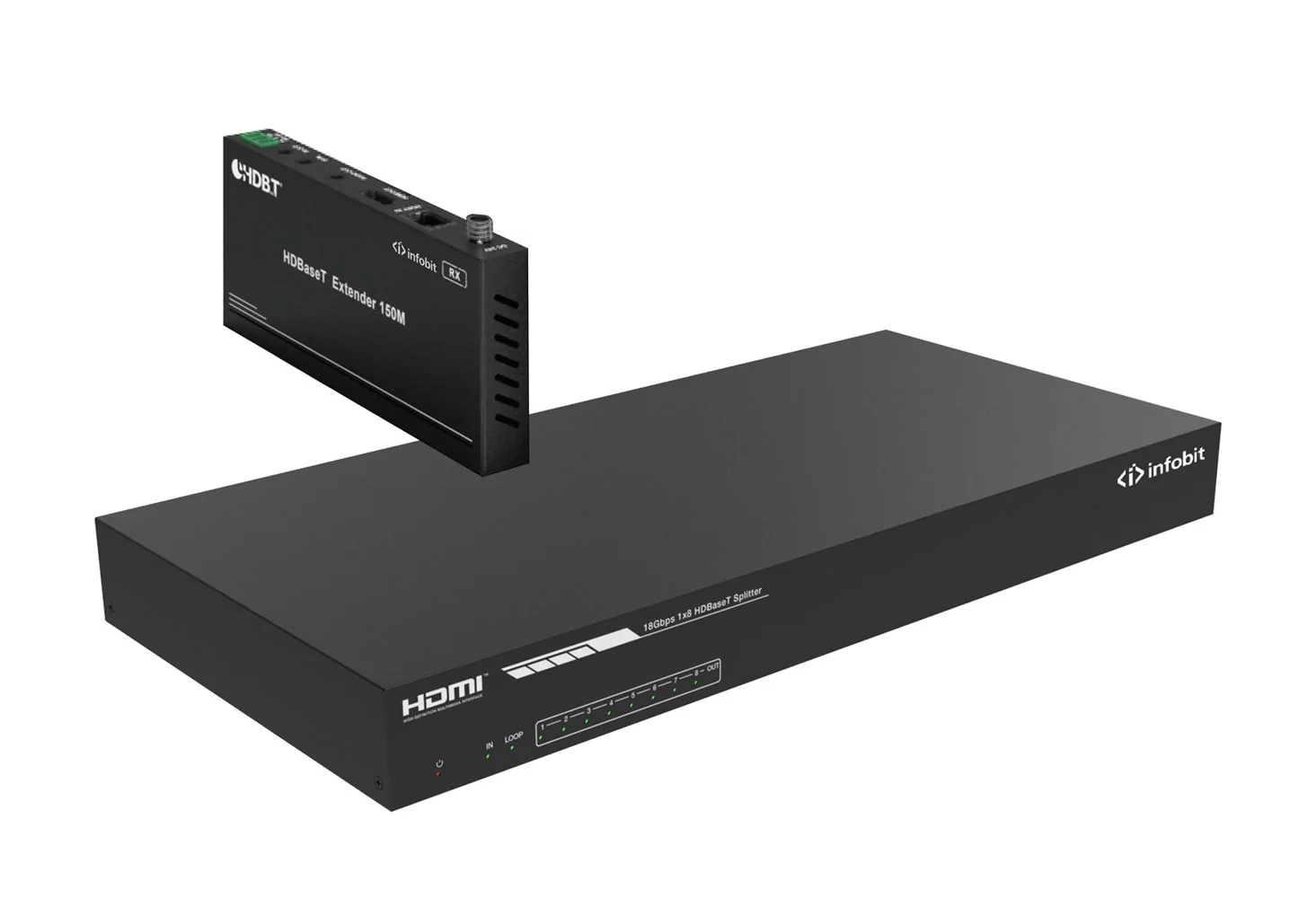 Усилитель - распределитель Infobit iSwitch 108H150 3