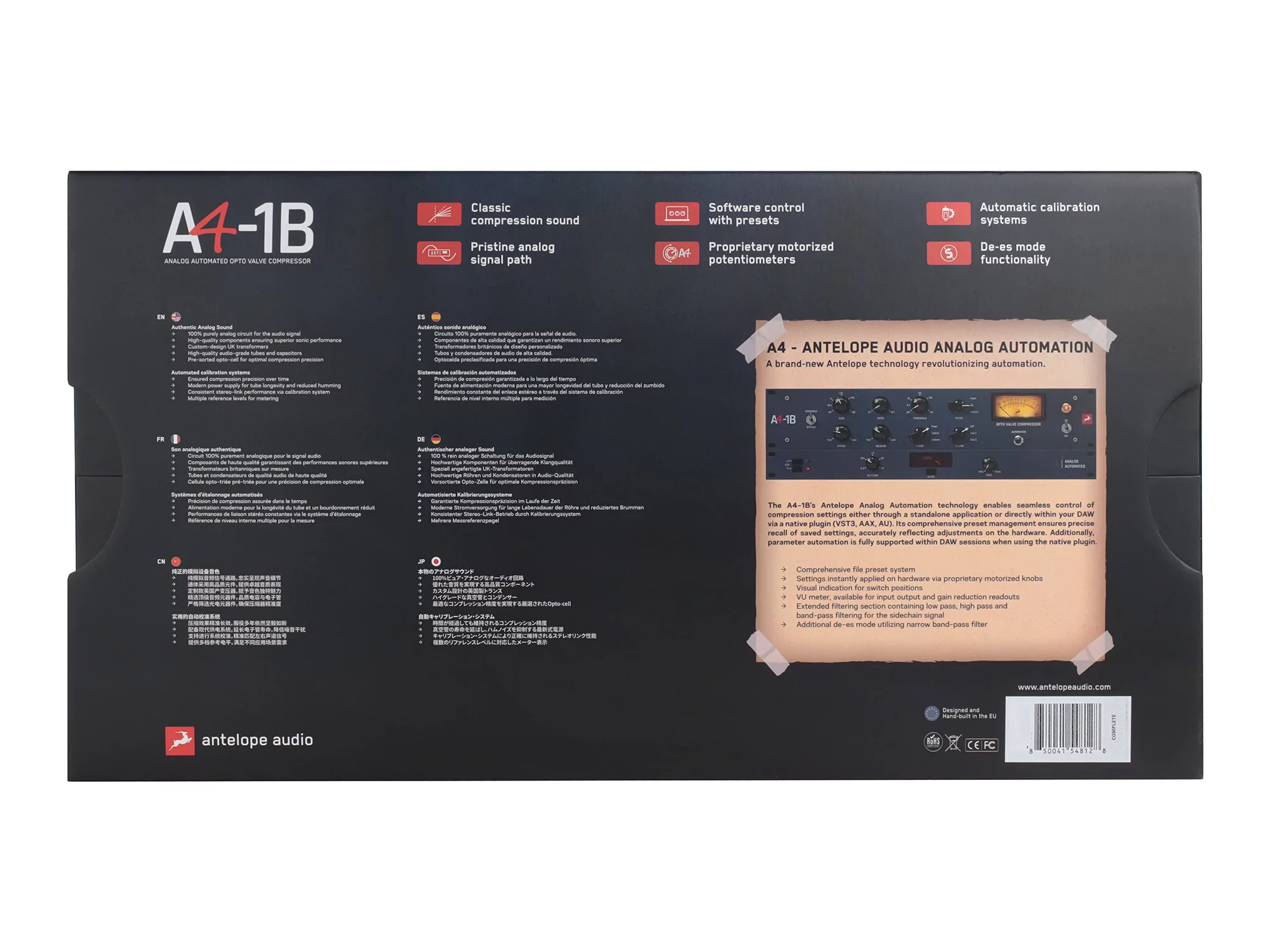 Компрессор Antelope Audio A4-1B Opto Valve Compressor 21