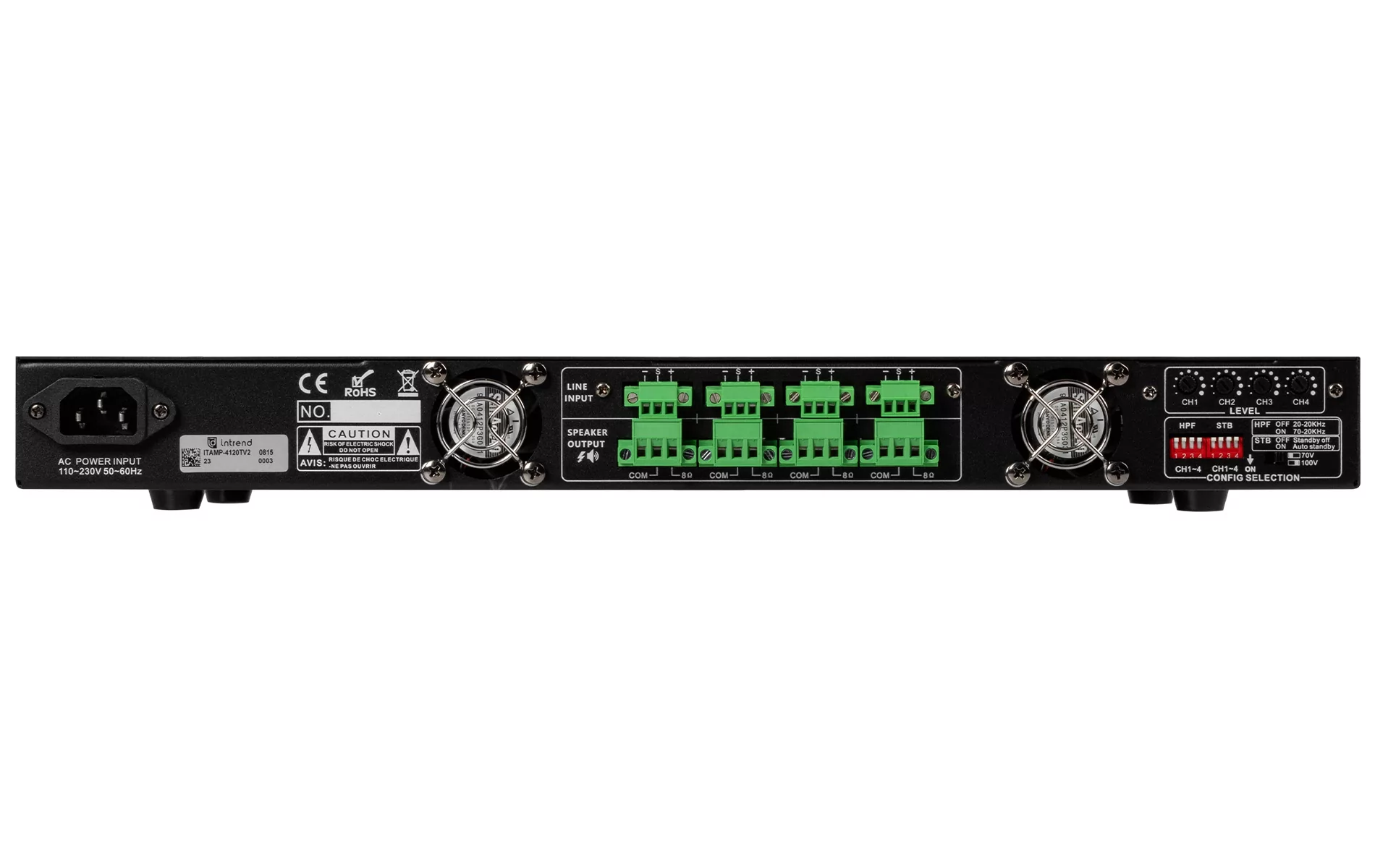 Усилитель Intrend ITAMP-4120Tv2 3