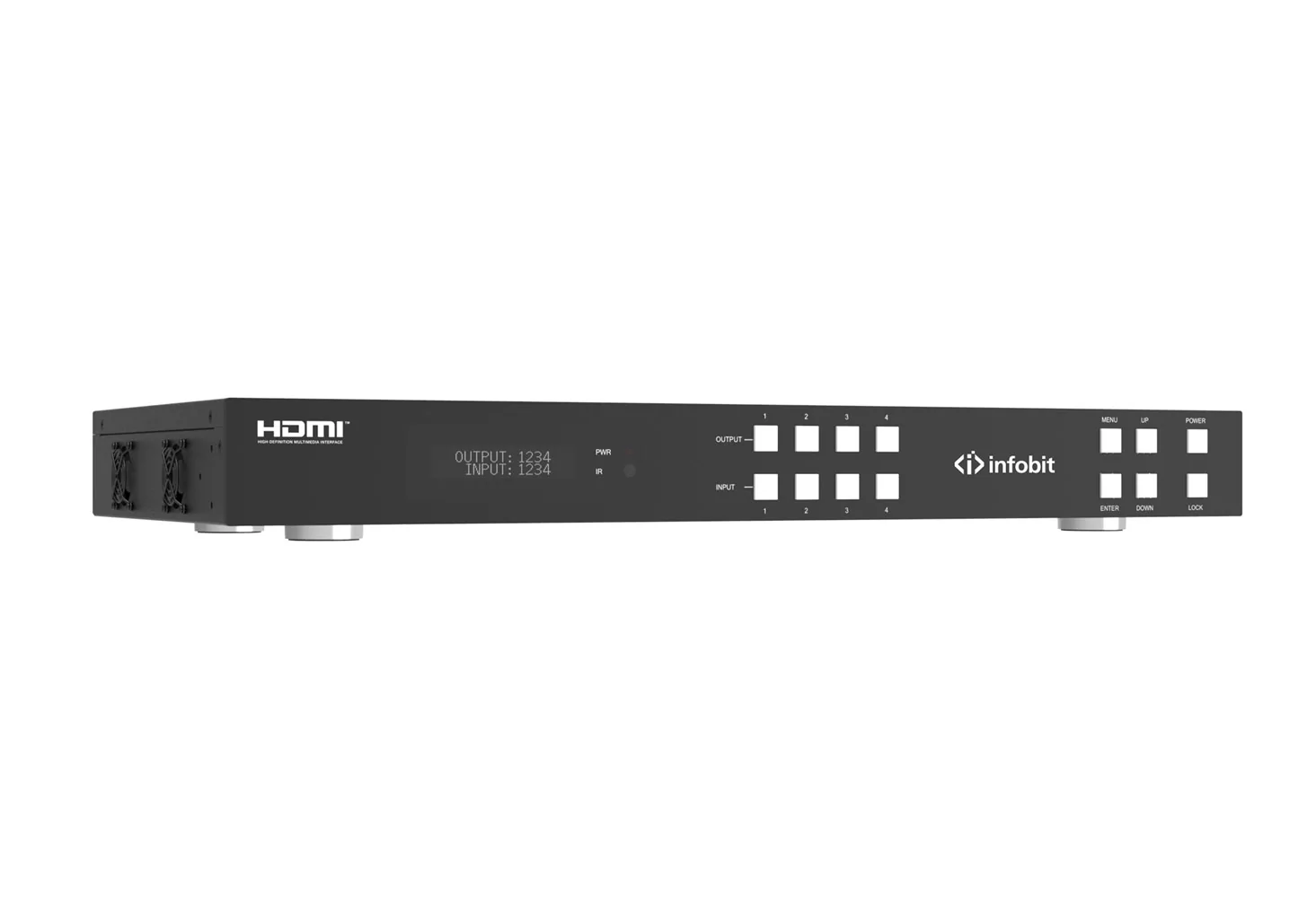 Матричный коммутатор HDMI 4K60 Infobit iMatrix H44H150 3