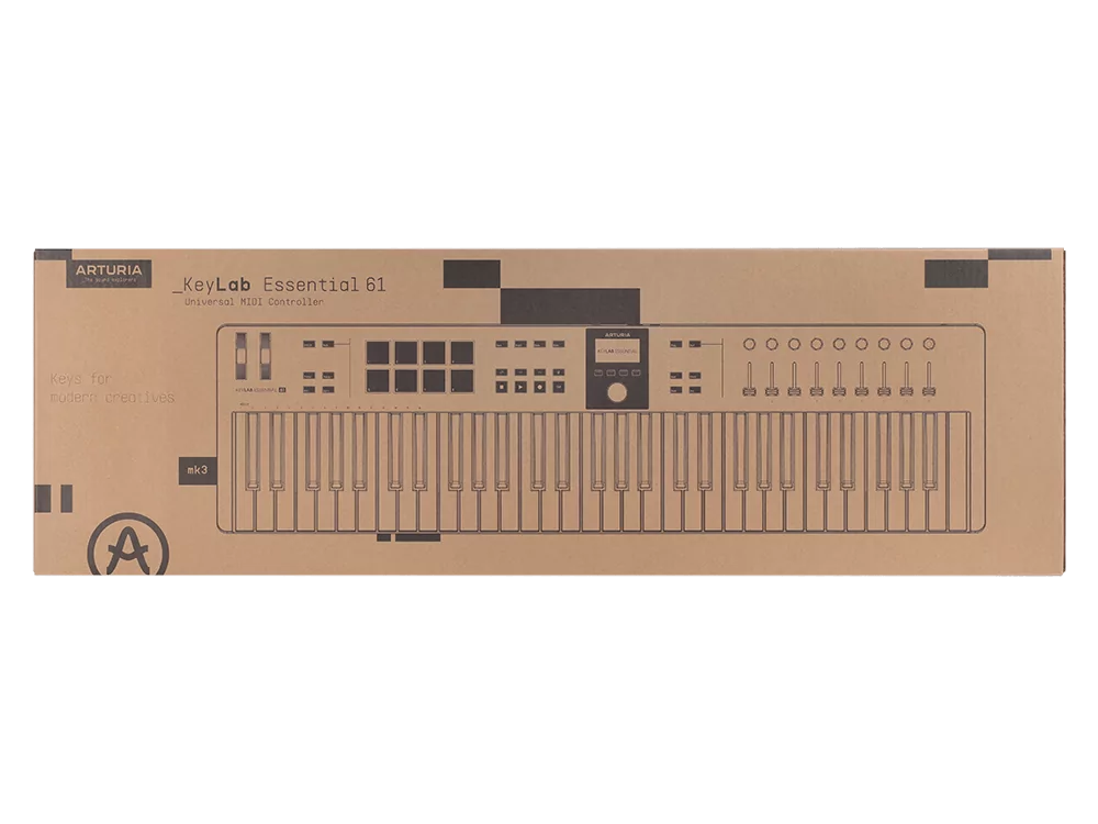 MIDI клавиатура Arturia KeyLab Essential 61 mk3 Rose Quartz 13