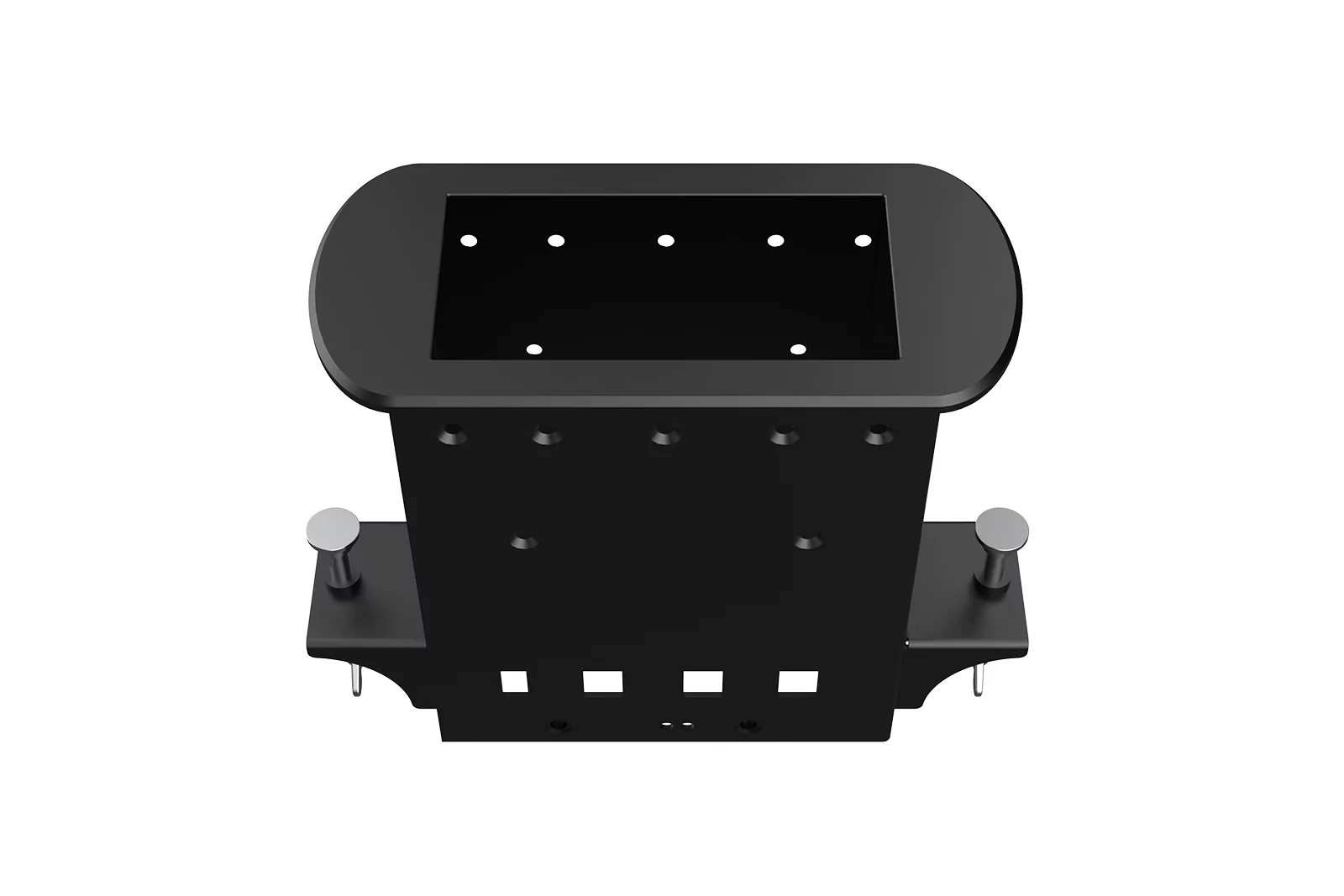 Прямоугольный металлический корпус Wize Pro WRTS-M-4BOX-B 3