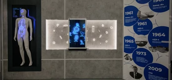 Cпециалисты AUVIX создали новую экспозицию музея истории СХК Росатома