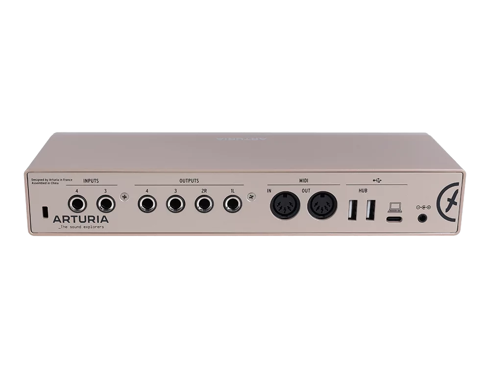 Аудиоинтерфейс USB Arturia MiniFuse 4 Champagne 5