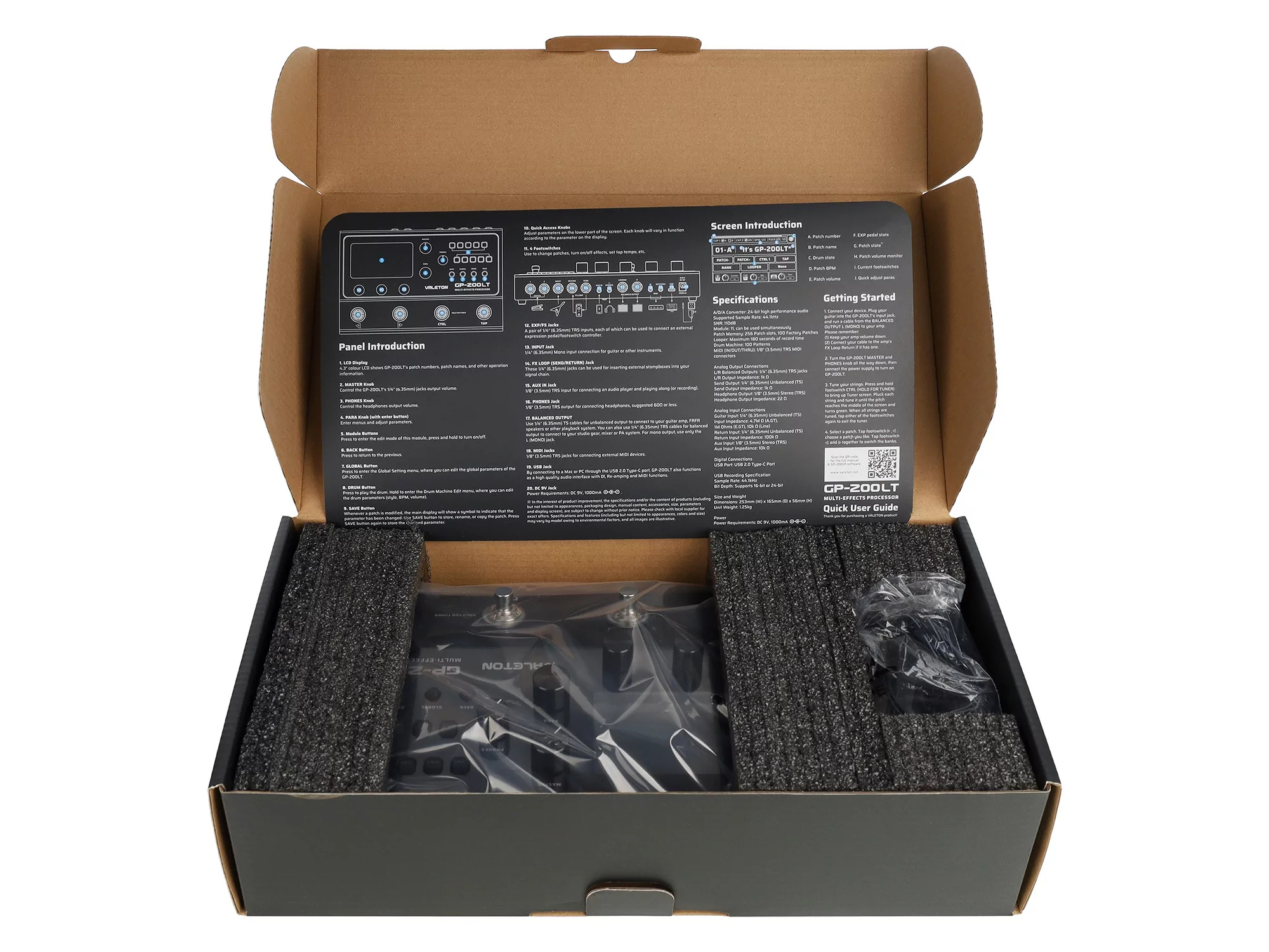 Напольный процессор эффектов Valeton GP-200LT 13