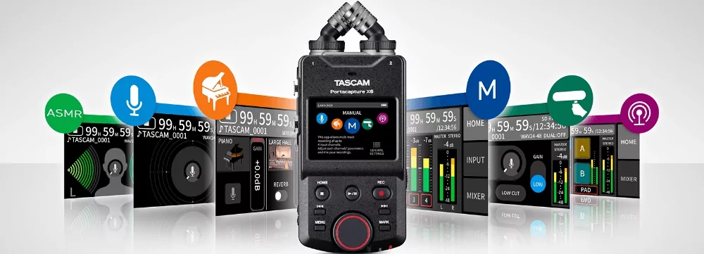 Рекордер мобильный Tascam Portacapture X6 7