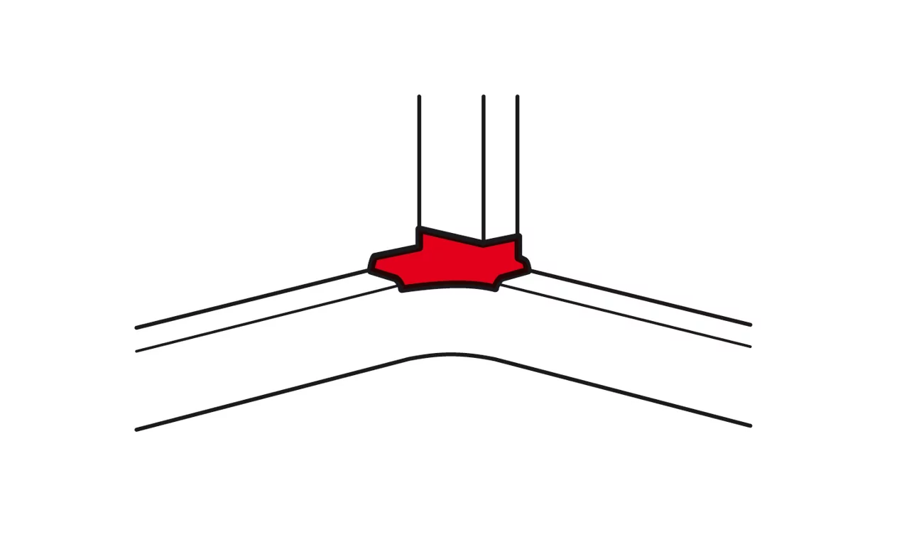 Отвод угловой для кабель-каналов DLP 80/105/150 Legrand DLP