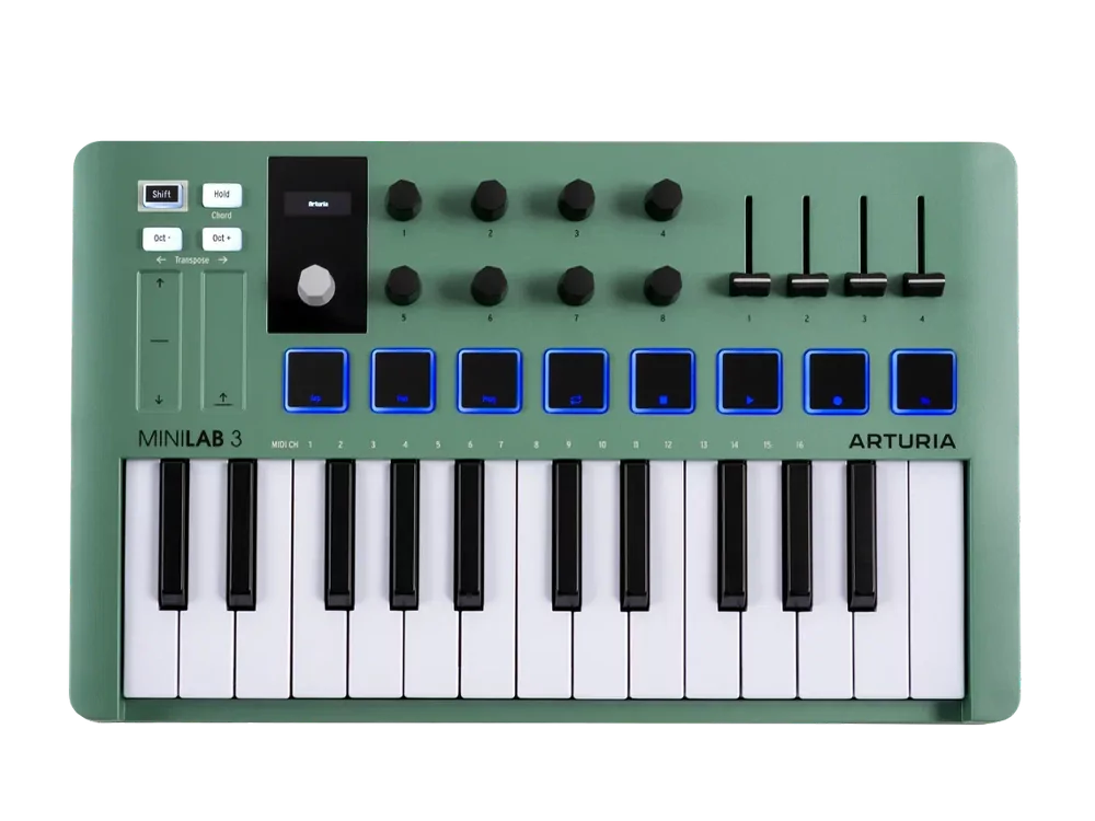MIDI клавиатура Arturia MiniLAB 3 Mint Edition