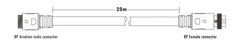 Кабель удлинительный ITC TS-20L 2