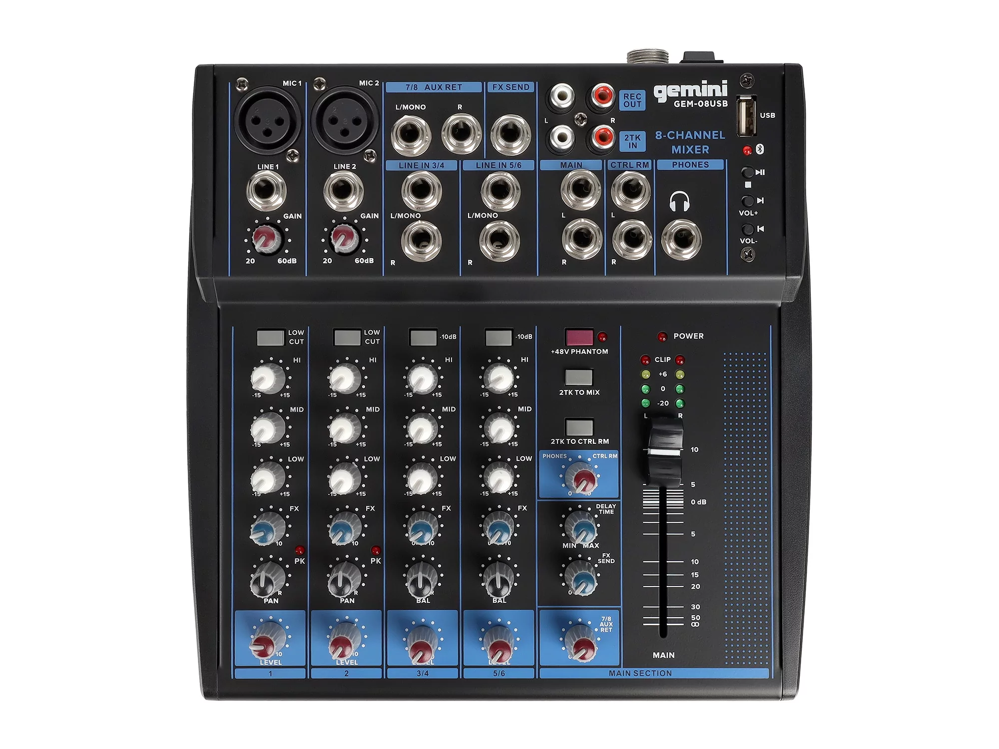 Микшер Gemini GEM-08USB 3