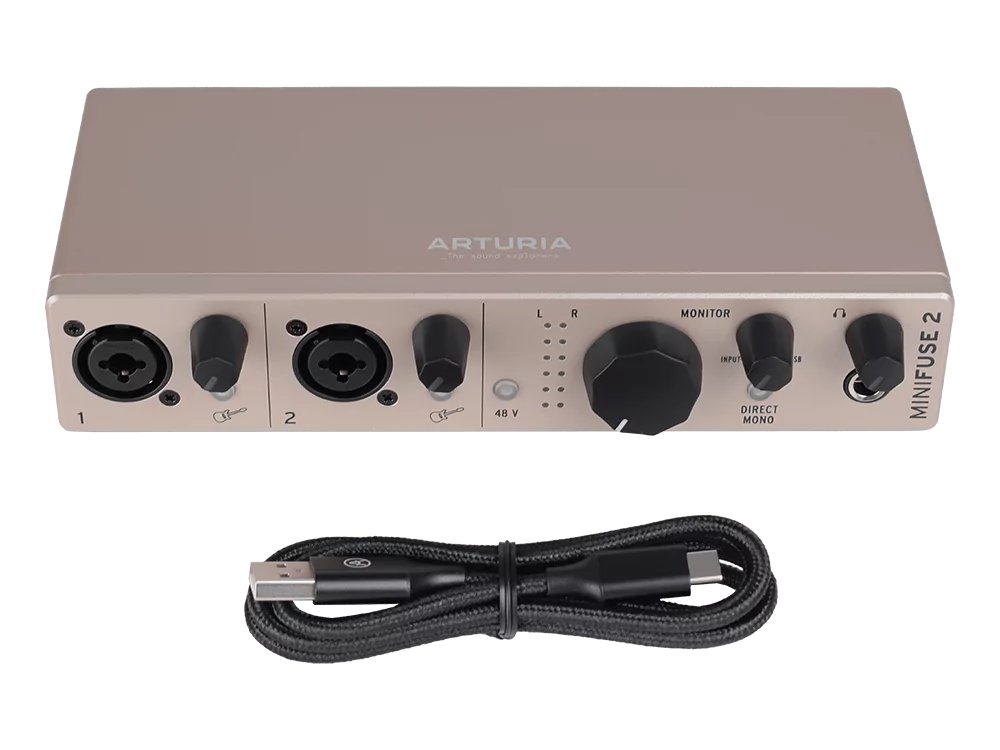 Аудиоинтерфейс USB Arturia MiniFuse 2 Champagne 7