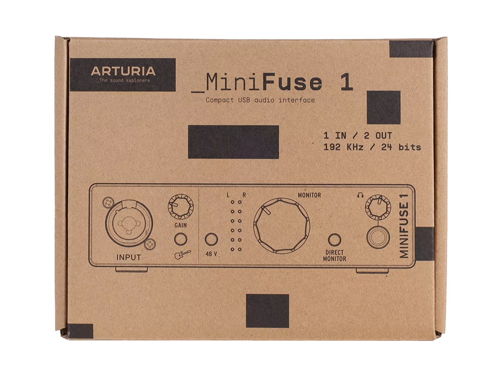Аудиоинтерфейс USB Arturia MiniFuse 1 White 15