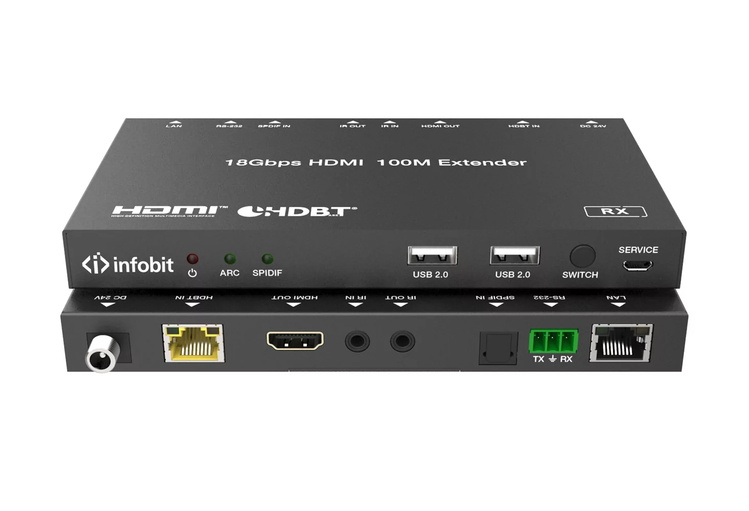 Настенный передатчик HDBaseT Infobit WP210-T 2