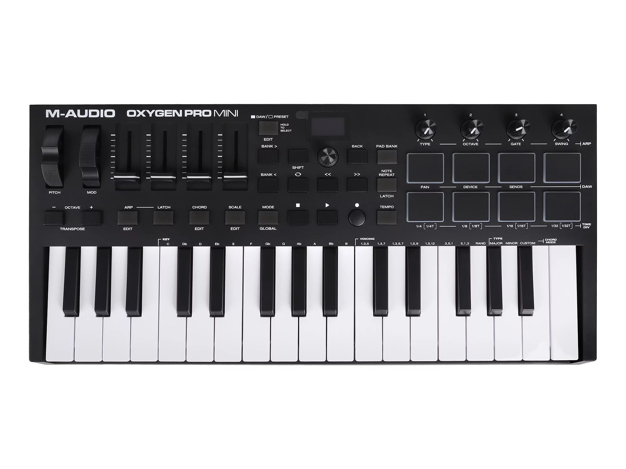 MIDI клавиатура M-audio Oxygen Pro Mini 8