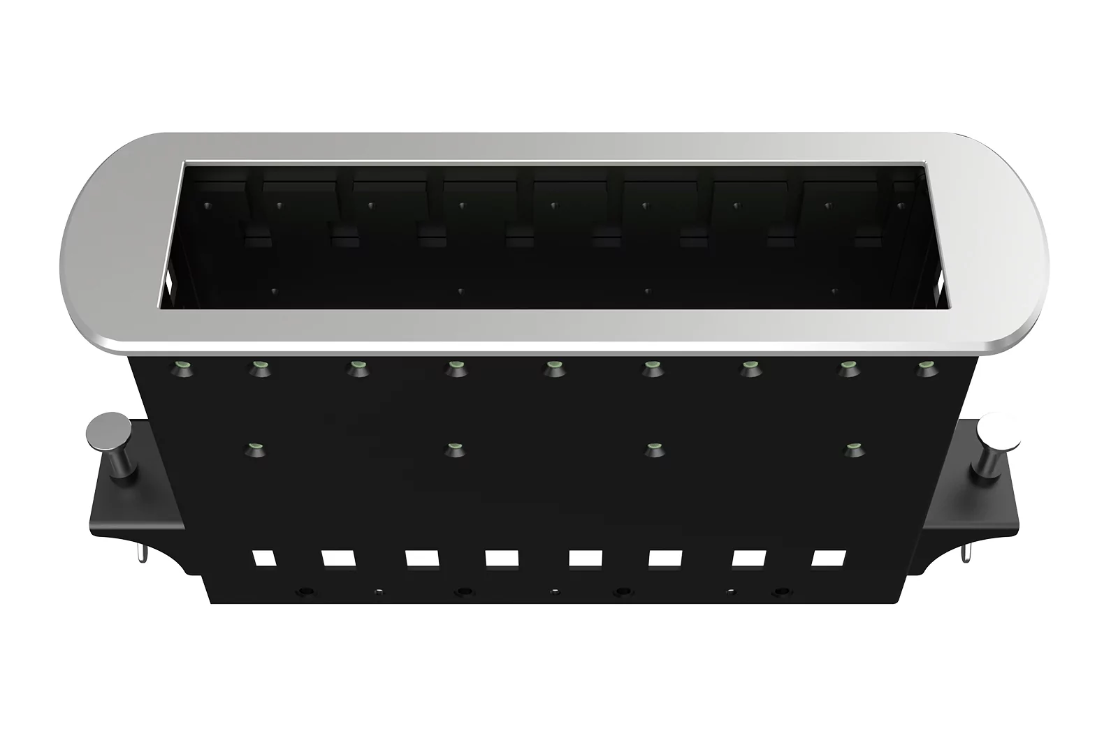 Прямоугольный металлический корпус Wize Pro WRTS-M-8BOX-S 3