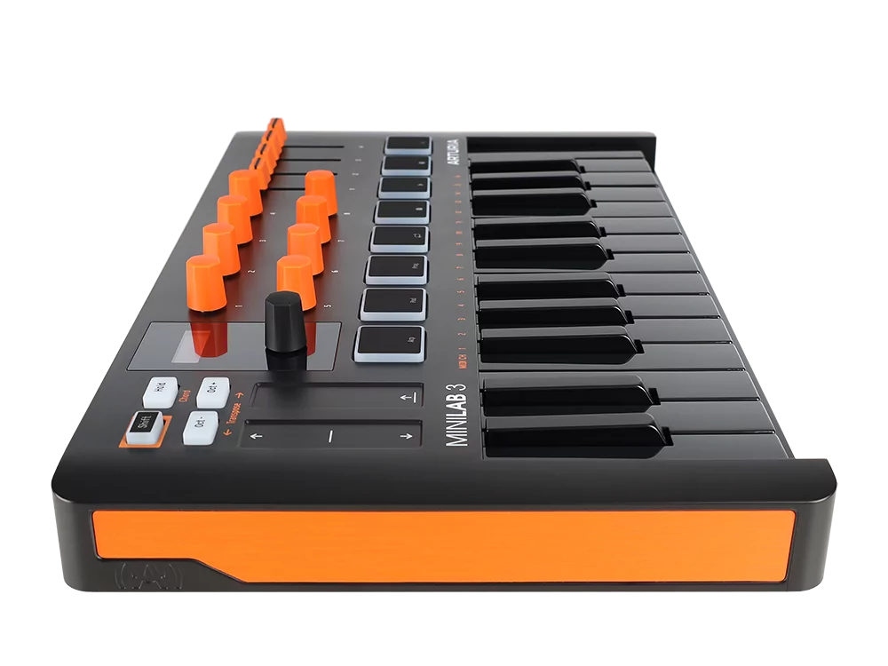 MIDI клавиатура Arturia MiniLAB 3 Orange Edition 6