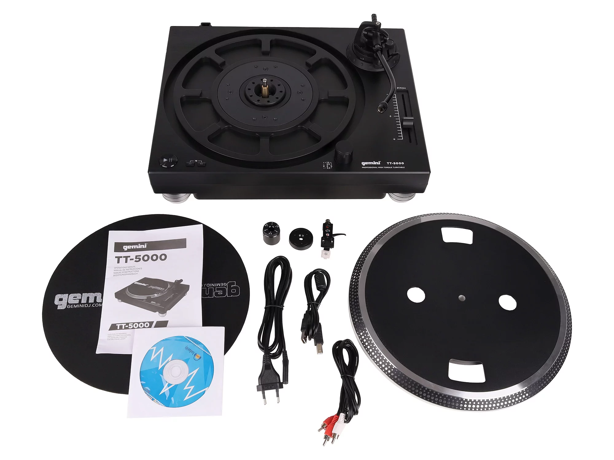 Виниловый проигрыватель Gemini TT-5000 19