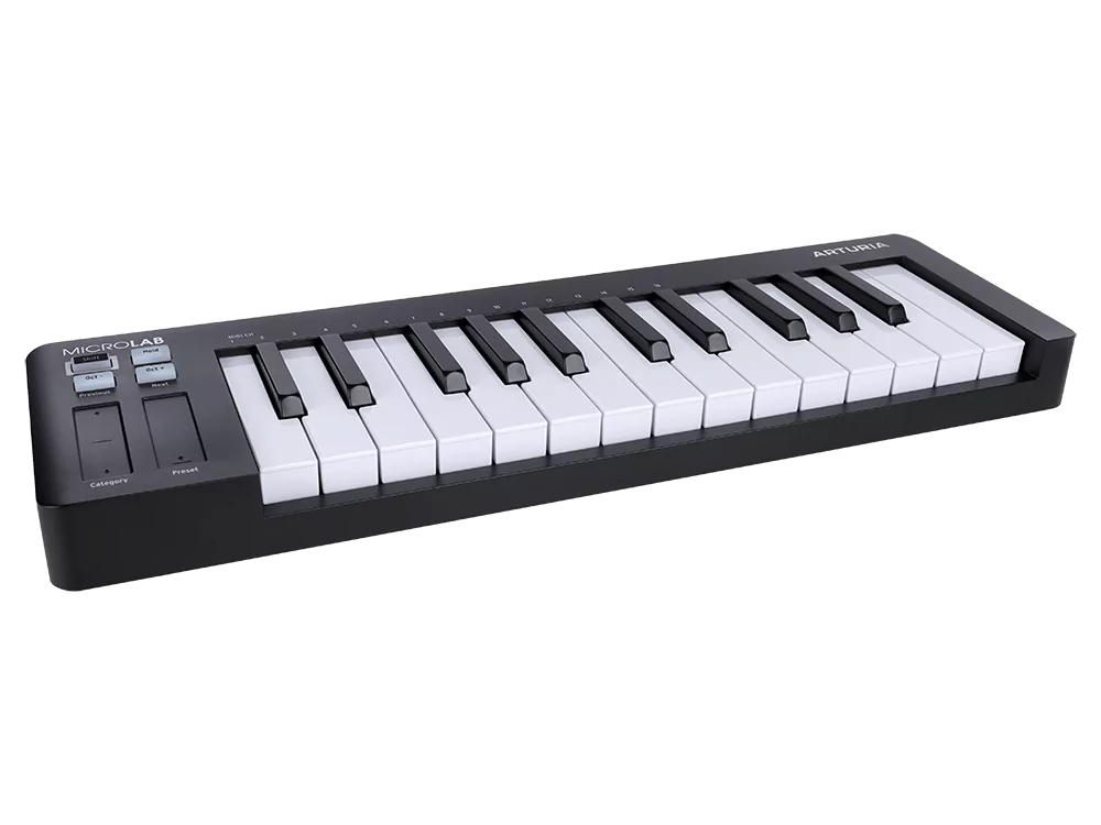 MIDI клавиатура Arturia MicroLab 3 Black 8