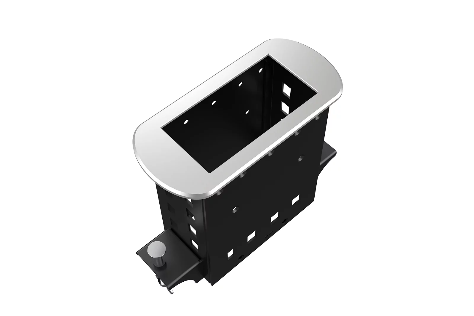 Прямоугольный металлический корпус Wize Pro WRTS-M-4BOX-S 2