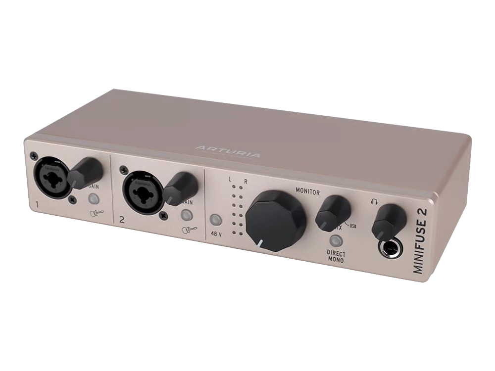 Аудиоинтерфейс USB Arturia MiniFuse 2 Champagne 3
