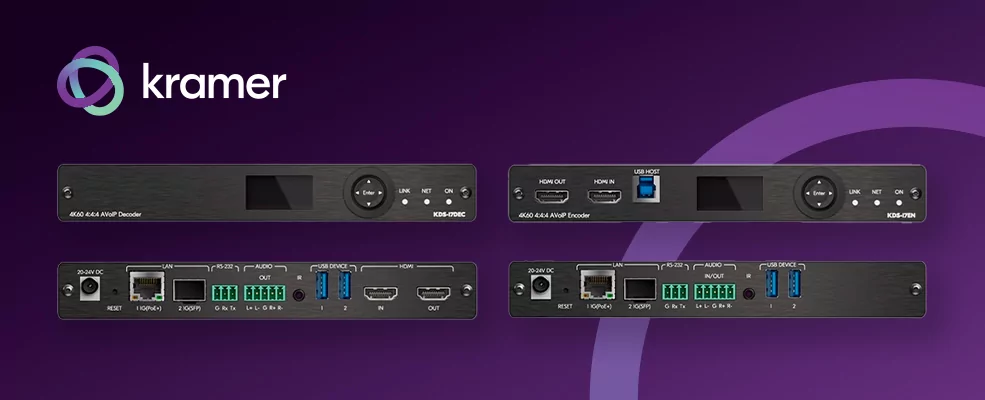 Комплект Kramer KDS-17EN + KDS-17DEC для передачи сигнала HDMI с разрешением до 4K