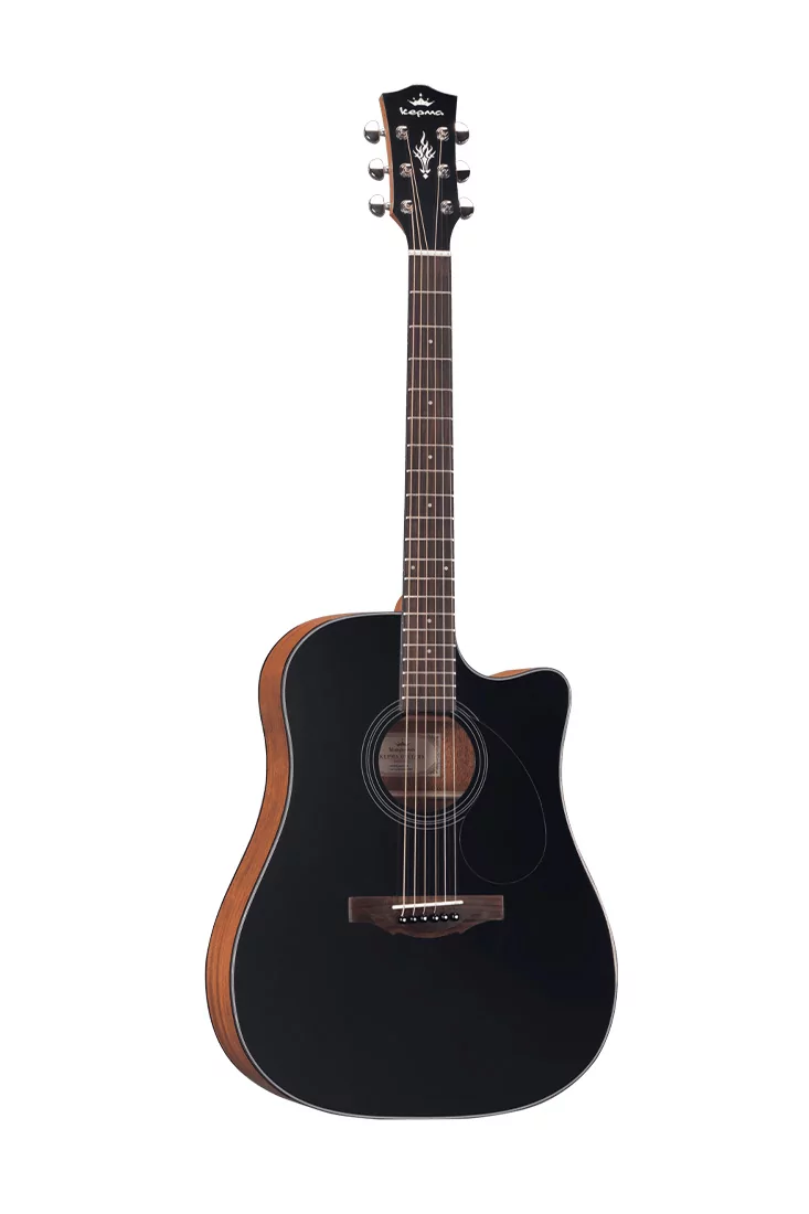 Трансакустическая гитара Kepma EDCE PLUS-K10PRO-BKM