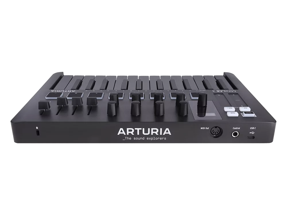 MIDI клавиатура Arturia MiniLAB 3 Deep Black 10