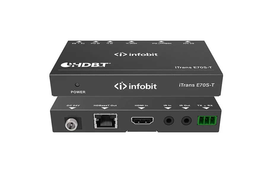 Удлинитель сигнала HDBaseT Infobit iTrans E70S-T