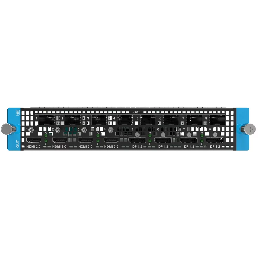 Карта выхода Pixelhue Q8_4xHDMI2.0+4xDP1.2+8xSFP Output Card