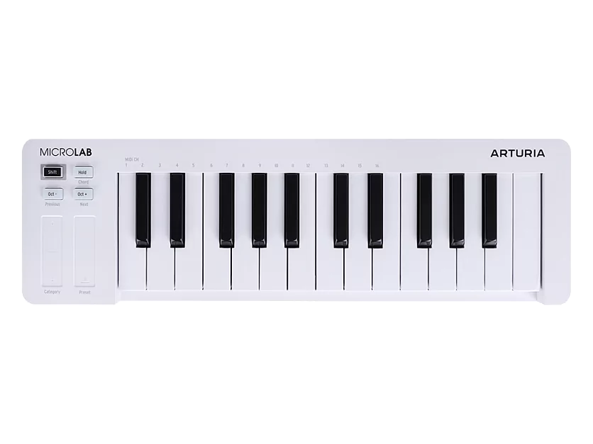 MIDI клавиатура Arturia MicroLab 3 White