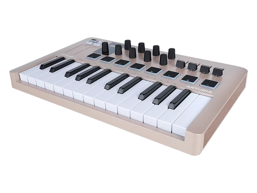 MIDI клавиатура Arturia MiniLAB 3 Champagne 4