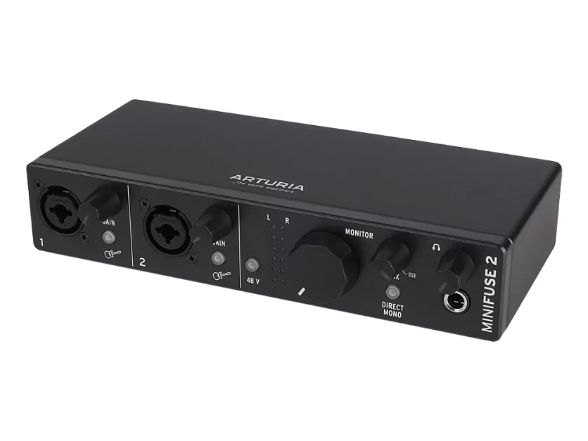 Аудиоинтерфейс USB Arturia MiniFuse Recording Pack Black 7