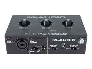 Аудиоинтерфейс USB M-audio M-Track Solo 2