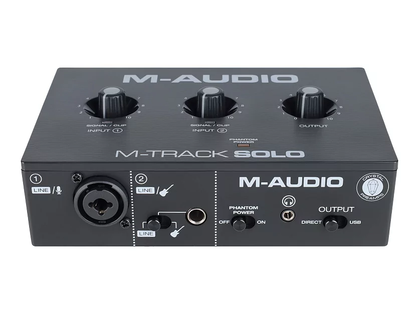 Аудиоинтерфейс USB M-audio M-Track Solo 2