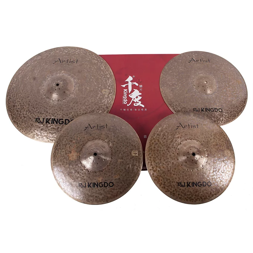 Комплект тарелок: Hi-Hat14" KINGDO ARTIST DARK SET 14"+16"+20"