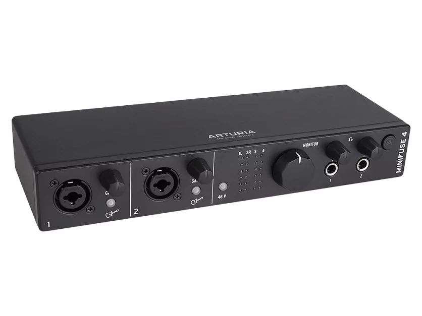 Аудиоинтерфейс USB Arturia MiniFuse 4 Black 8