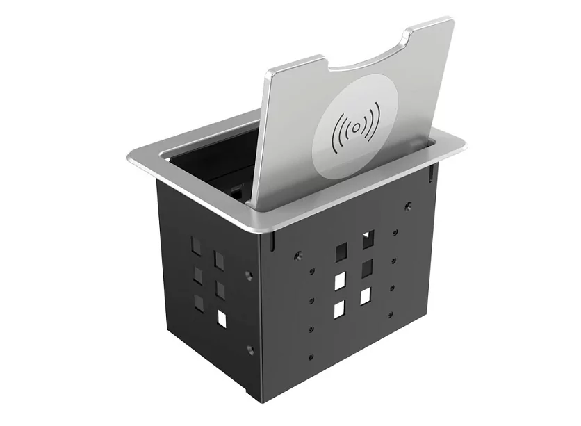 Прямоугольный металлический корпус Wize Pro WRTS-06BOXQI-S 3